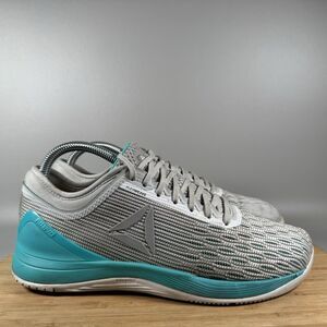 Reebok Crossfit Nano 8.0 Womens Size 9 Gray Blue Running Shoes‎ Sneakers